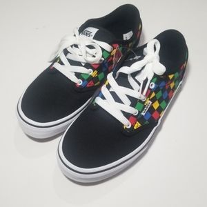 Checkerboard Vans youth size 5
